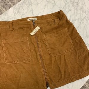 Madewell zipped skirt